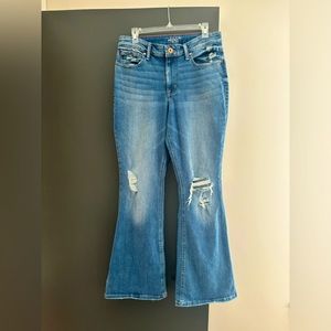 Bell Bottom Blue Jeans